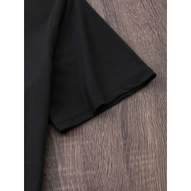 [Pink Cat Tshirt] Bright Pink Women's Cat Lover Graphic T-Shirt | Short Sleeve Crew Neck Casual Top with 